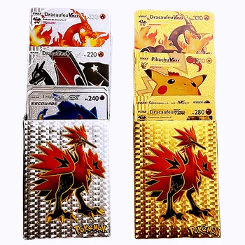Pokemon jogo de cartas pokemon cartões versão inglês caixa papel 4 modelos  324 peças álbum pokemon - AliExpress