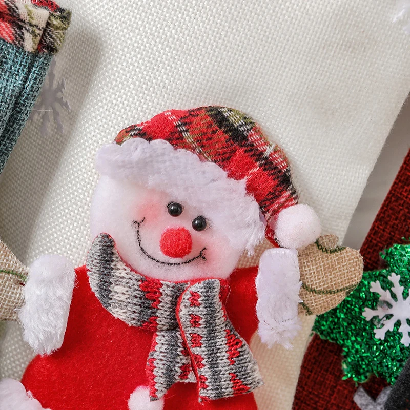Natal a Meias Meias com Boneco de neve Santa Elk Suportar a Impressão de  Natal Doces Saco de Presente de Lareira de Natal Decoração da Árvore de Ano  Novo comprar on-line -